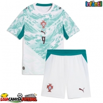 Camisa de Futebol Portugal Goncalo Ramos #9 Equipamento Secundário Infantil Mundo 2026 Manga Curta (+ Calças curtas)